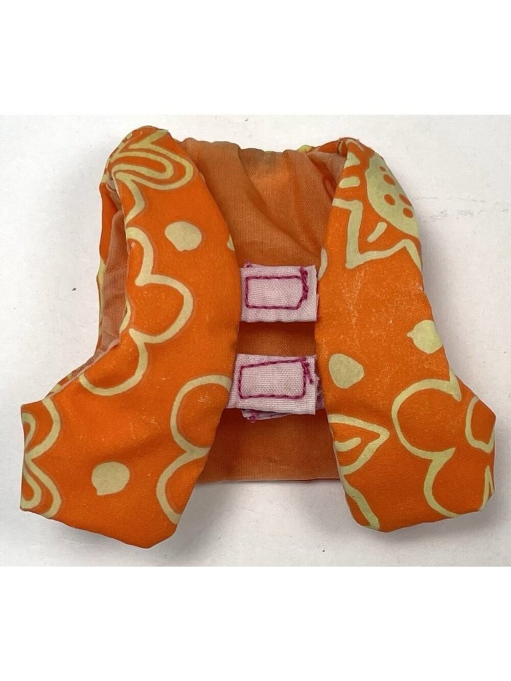 2002 MATTEL Splash Around Dora Boots Doll REPLACEMENT LIFE VEST Orange Floral